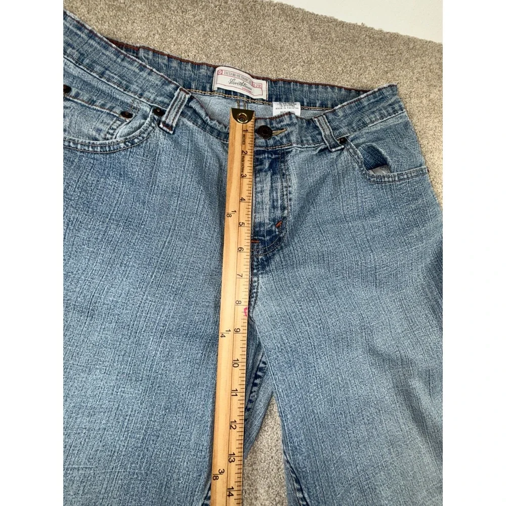 Levi Strauss Signature Jeans Womens 10 Blue All Day Comfort Stretch Straight Leg